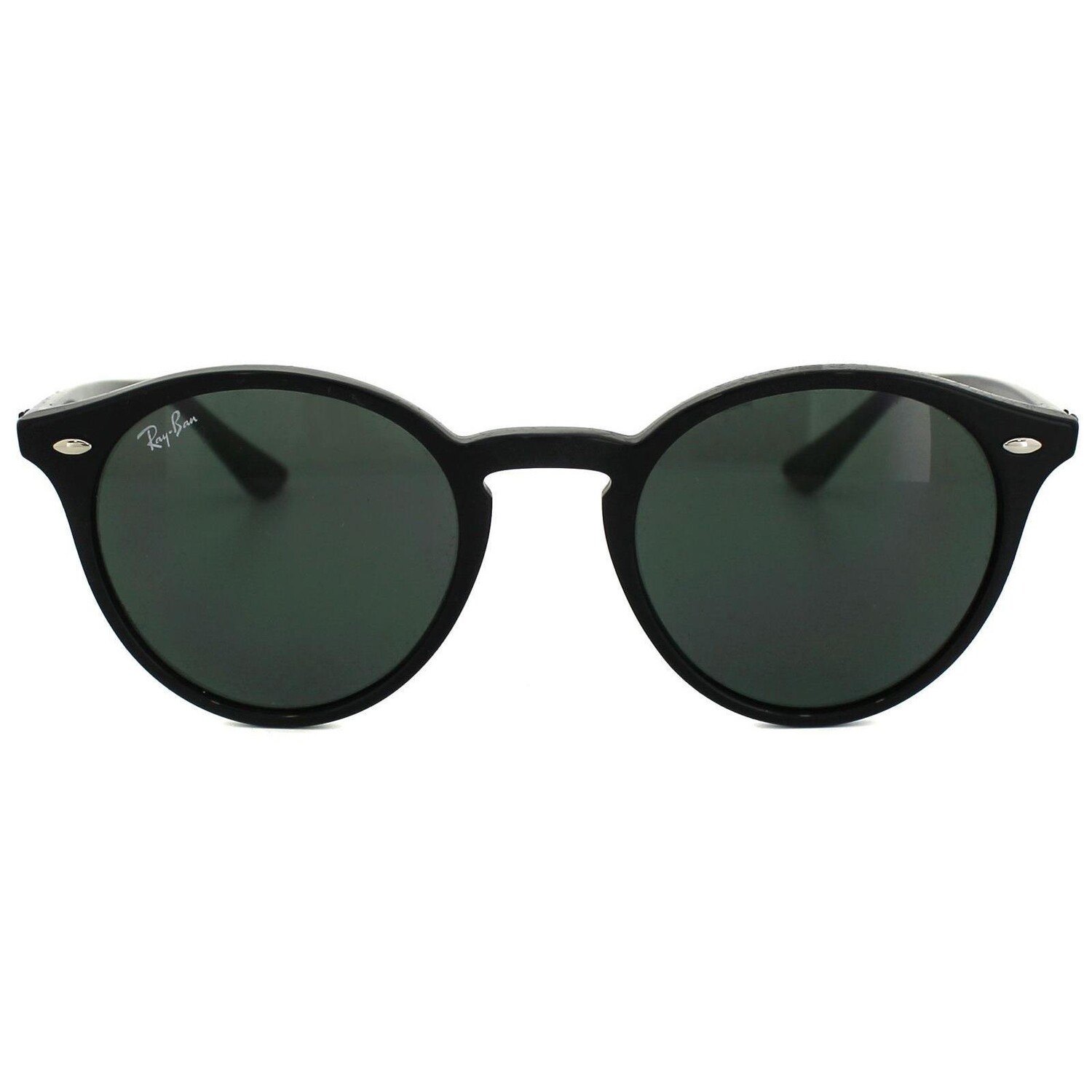 

Круглые черные зеленые солнцезащитные очки Ray-Ban, черный