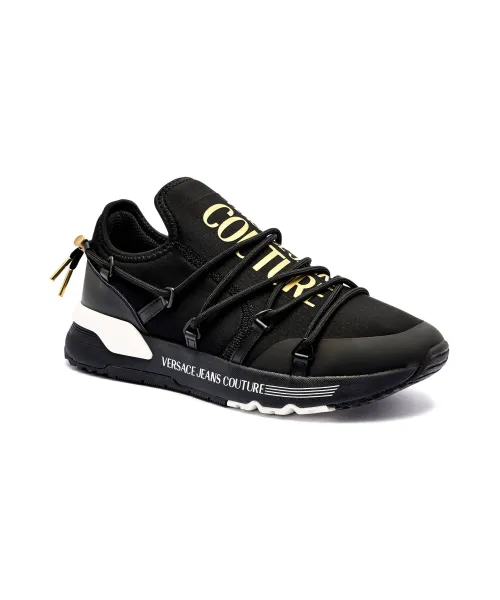 

Кроссовки с динамическим низом dis. sa6 Versace Jeans Couture, черный