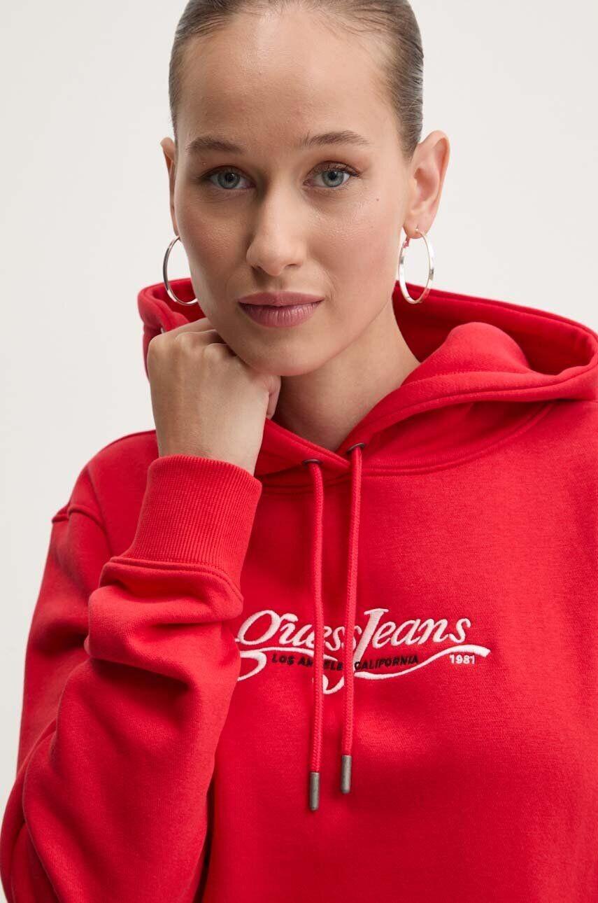 

Толстовка Guess Jeans, красный