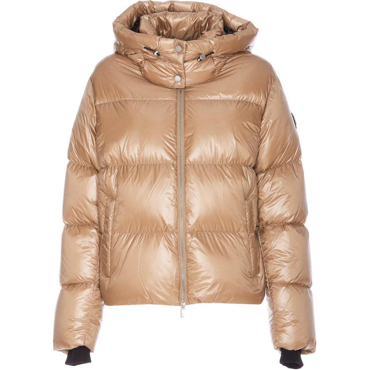 

Moose Knuckles Пуховик на молнии с логотипом, Champagne