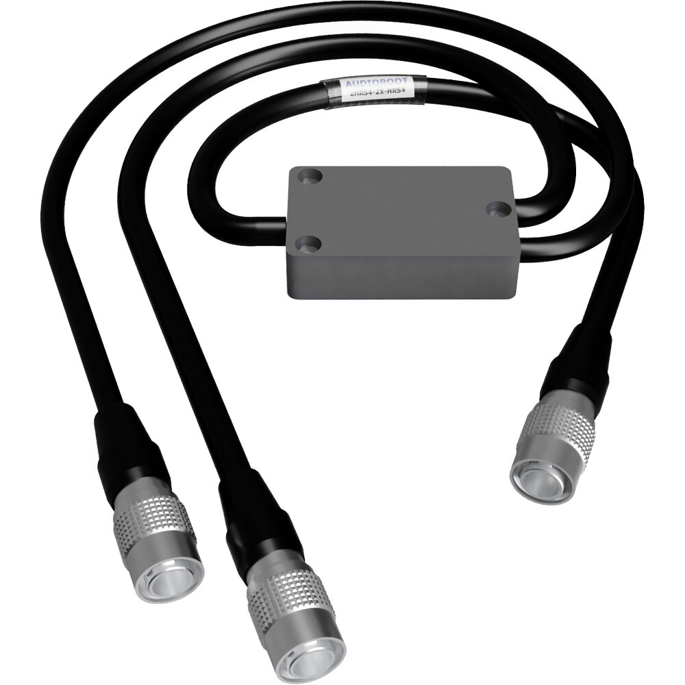 

AUDIOROOT 4-Pin Hirose Male to Dual 4-Pin Male EHRS4-2X-HRS4