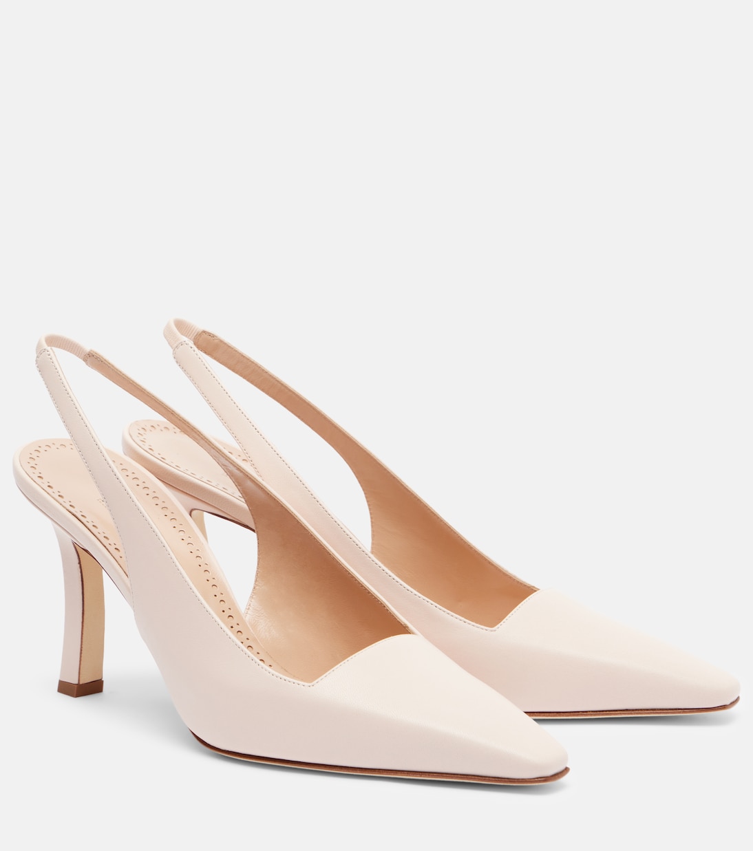 Кожаные туфли-лодочки Moiramu на ремешке Manolo Blahnik, 2715 LNUD