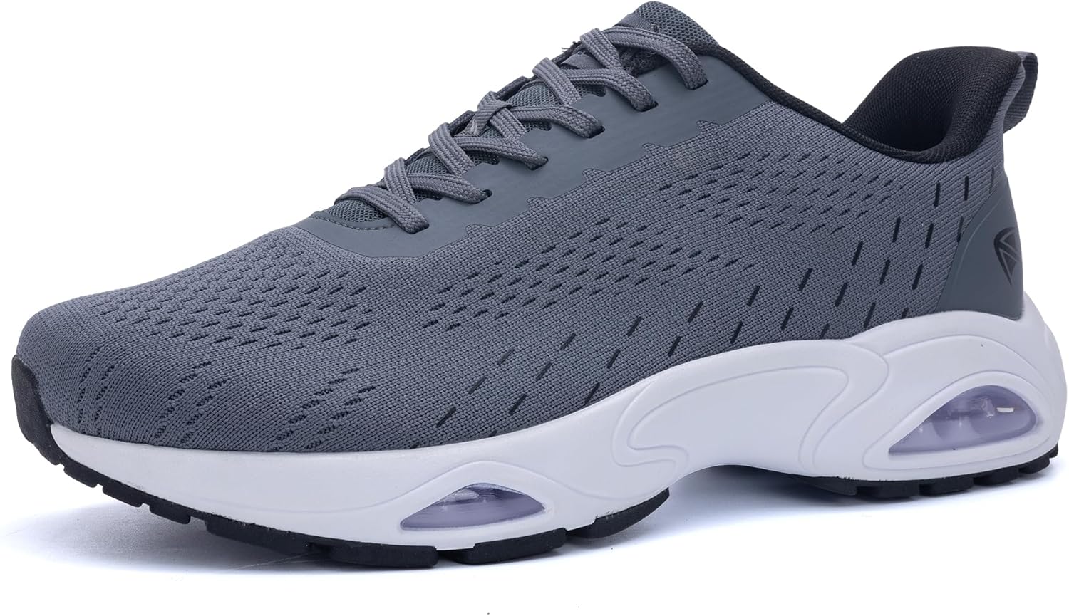 

Мужские кроссовки с широкой носочной частью и поддержкой свода стопы, ортопедические кроссовки при плантарном фасците, спортивные обувь с амортизацией для бега для облегчения болей в ногах, размеры США 8-13 W Winbet, черный