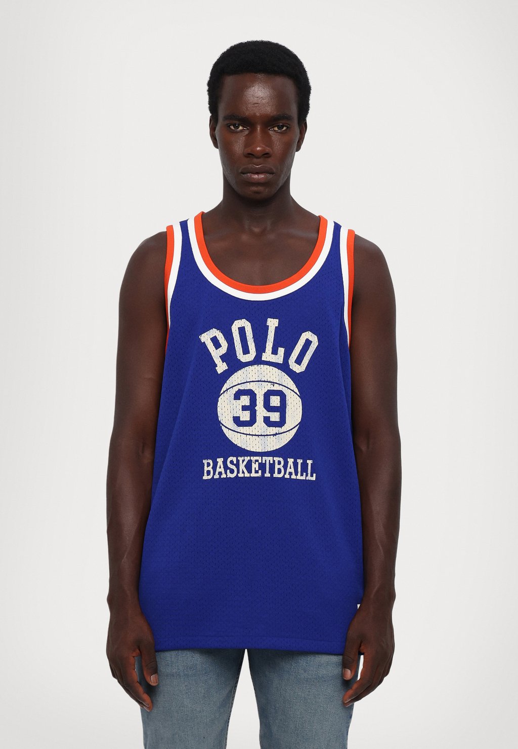 

Топ SLEEVELESS TANK Polo Ralph Lauren, темно-синий