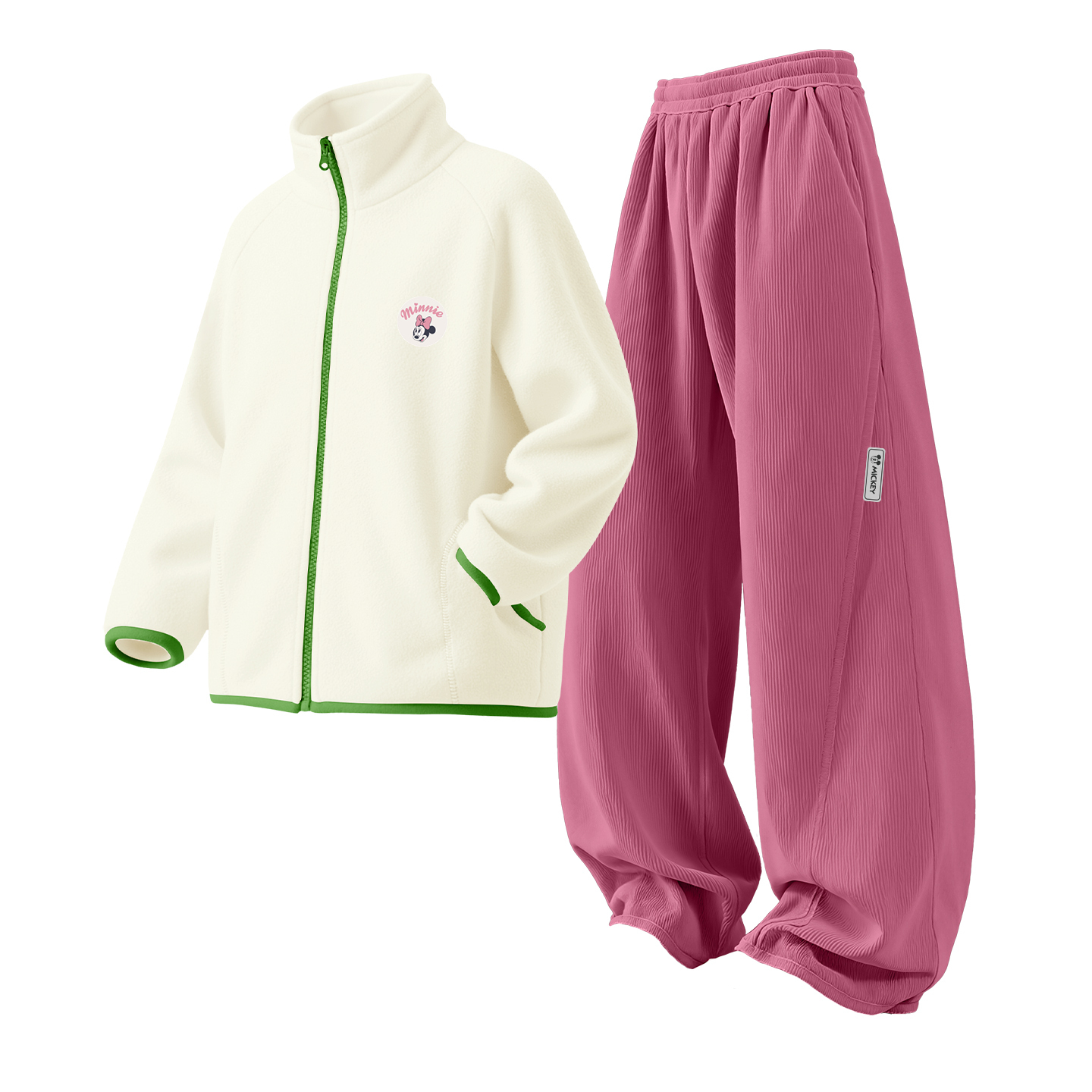 

Детская повседневная спортивная одежда Disney, белый/розовый