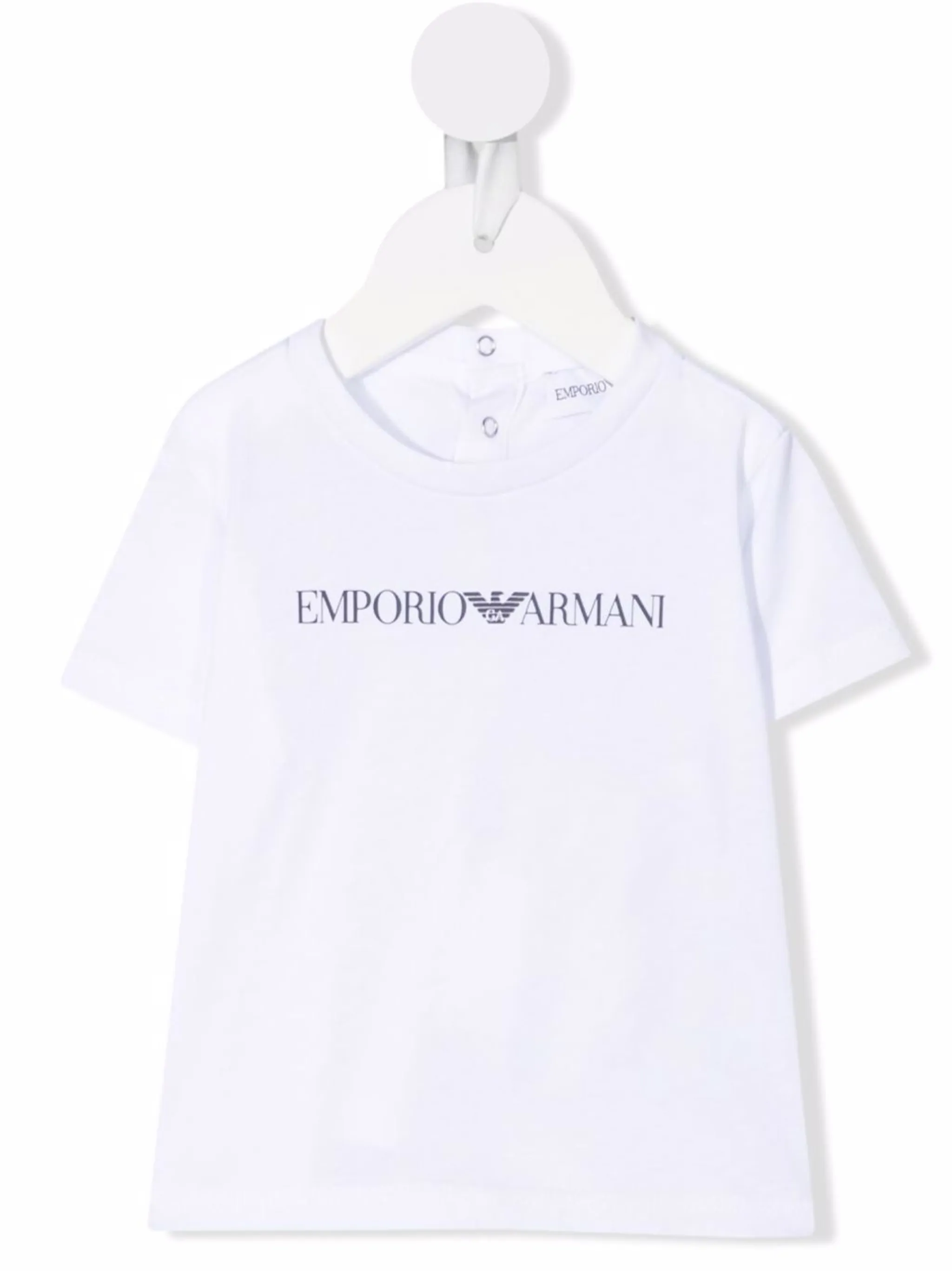 

Футболка с логотипом Emporio Armani Kids, белый