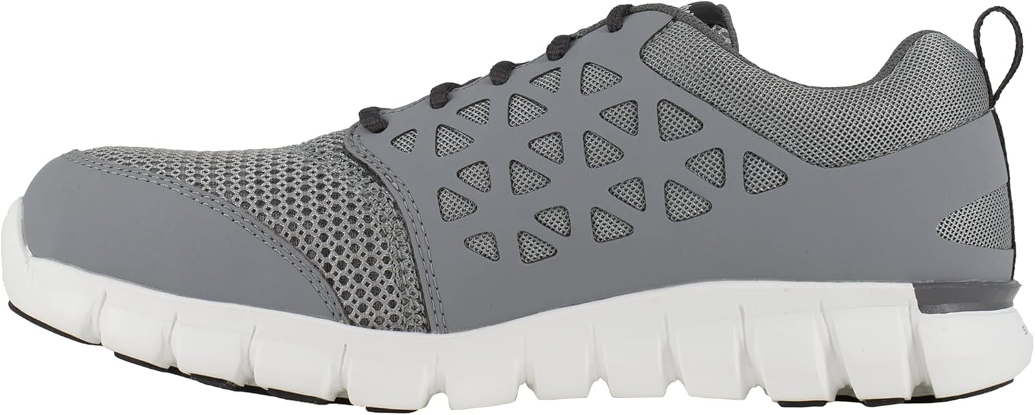 Мужские кроссовки Reebok Work Sublite Cushion с электрозащитным носком из сплава - черные — фото 3
