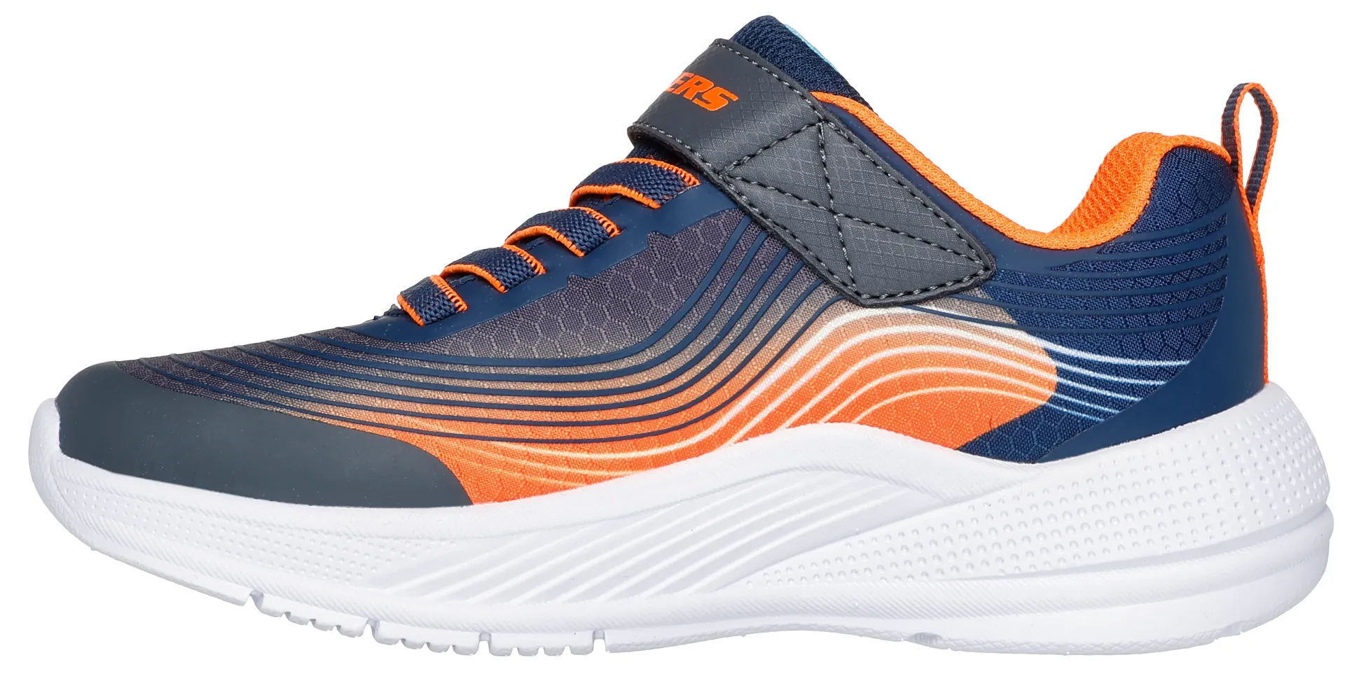 Детские кроссовки Skechers "MICROSPEC ADVANCE", повседневная обувь, обувь на липучке, обувь на шнуровке в классном цветовом сочетании Skechers Kids, оранжевый — фото 3