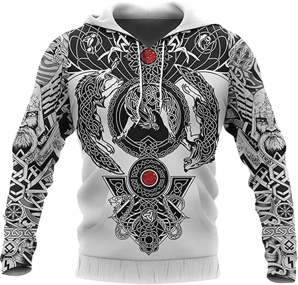 

Толстовка Norse Viking с 3D-принтом Vegvisir TAYGUM