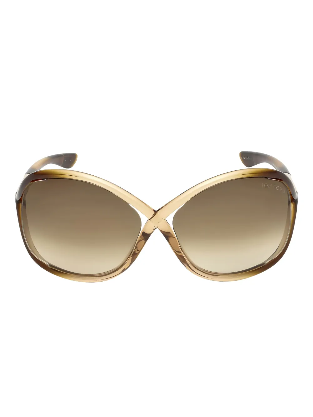 

Солнцезащитные очки в большой оправе TOM FORD Eyewear, коричневый