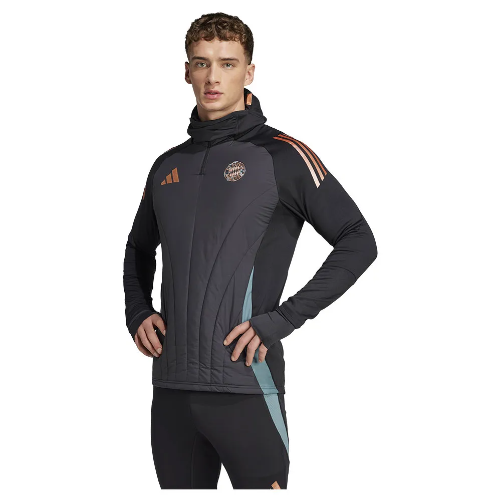 

Толстовка adidas FC Bayern Tiro 24 Winterized half zip, черный