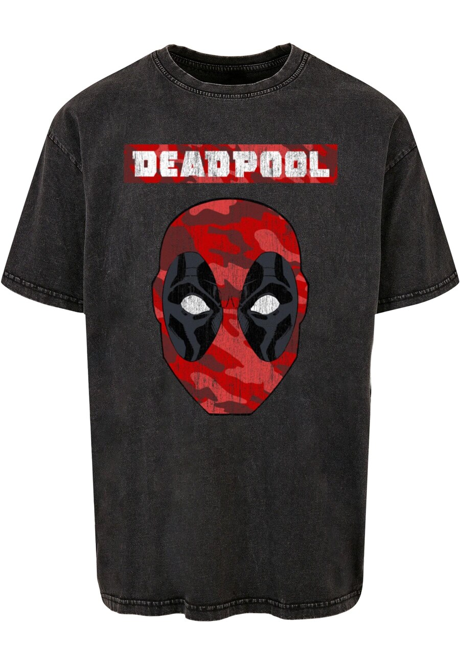 

Рубашка ABSOLUTE CULT Deadpool - Camo Head, пятнистый черный