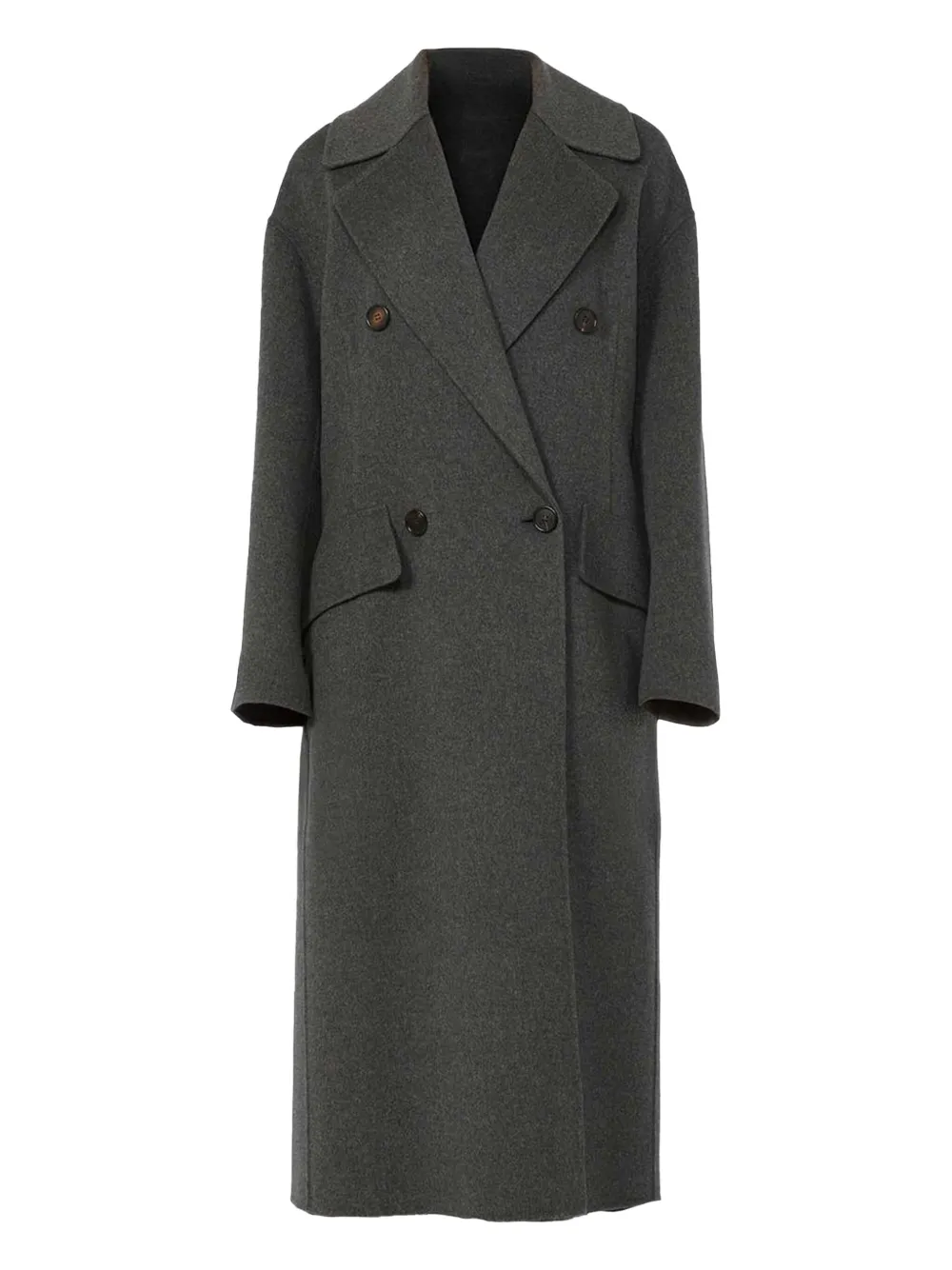 

Двубортное пальто с карманами 'S Max Mara, серый