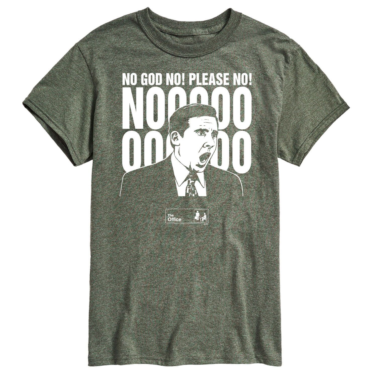 

Мужская футболка The Office No God Please No Tee Licensed Character