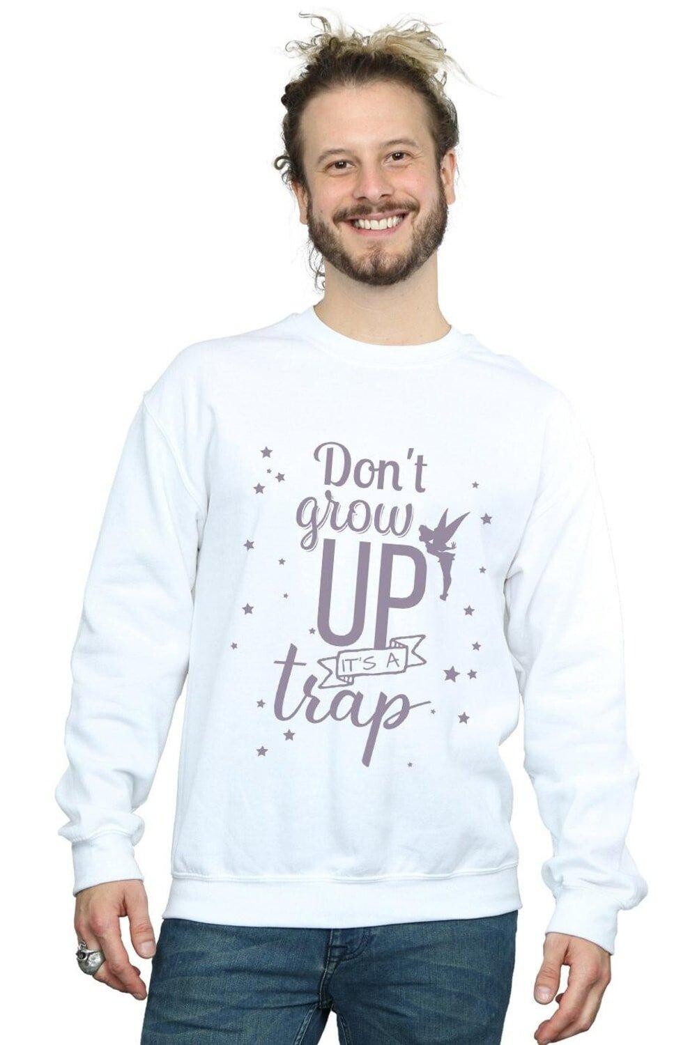 

Толстовка Tinker Bell Don't Grow Up Disney, белый