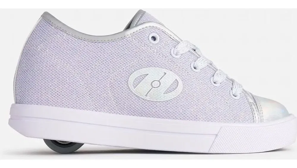 Кроссовки на колесиках, розовые, Heelys, серебристый