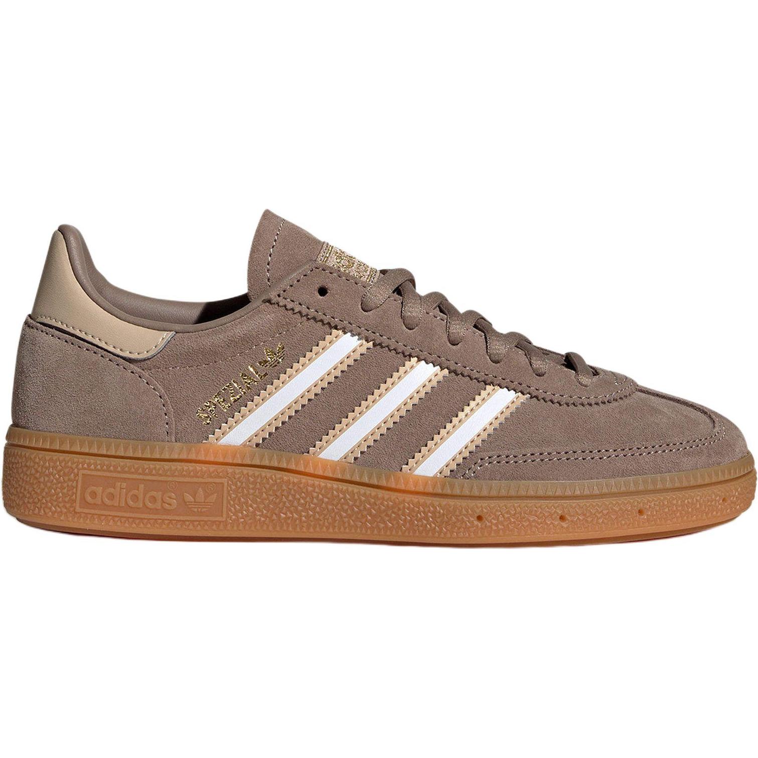 Adidas Originals Handball Spezial устойчивые к истиранию низкие детские скейтборд-кроссовки coffee brown — фото 3