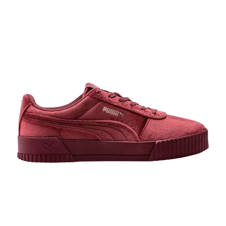 

Кроссовки Puma Wmns Carina Velvet - Pomegranate Rose Gold, красный