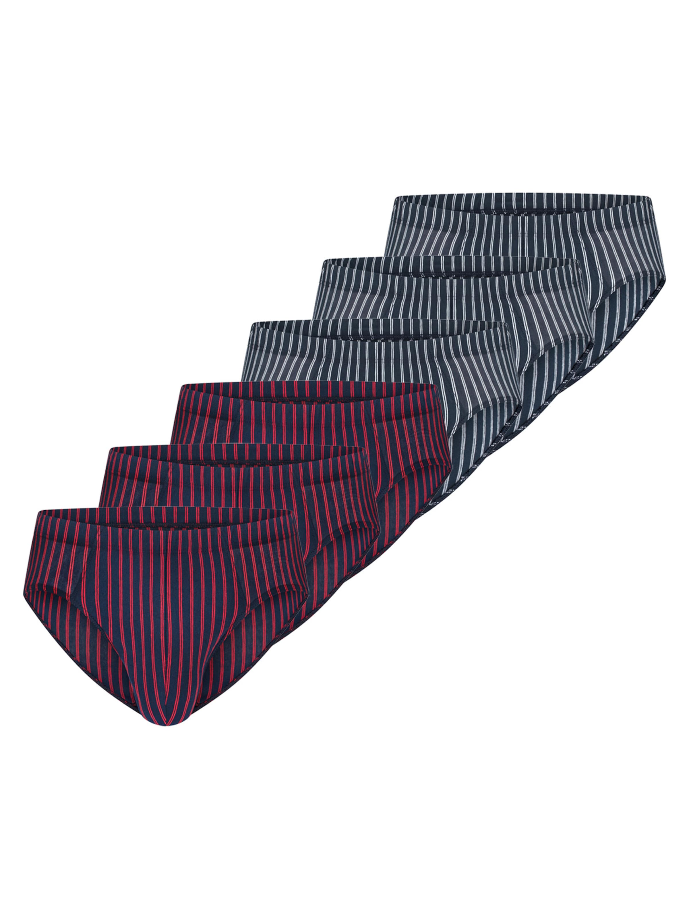 

SCHIESSER Трусики '95/5 Essentials Organic Cotton' в крапчатом красном цвете