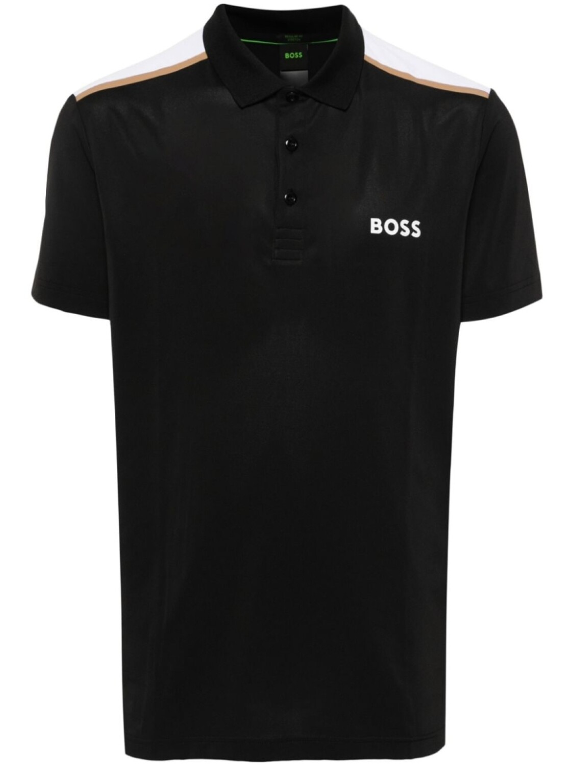 

BOSS рубашка поло с логотипом, черный