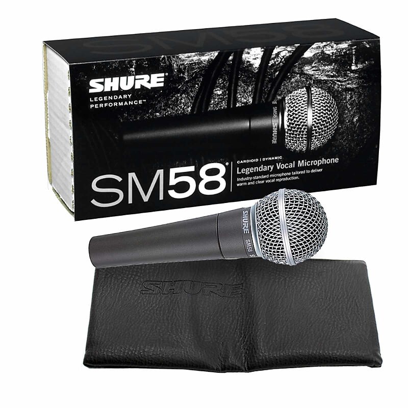 

Микрофон Shure SM58 Handheld Cardioid Dynamic Microphone