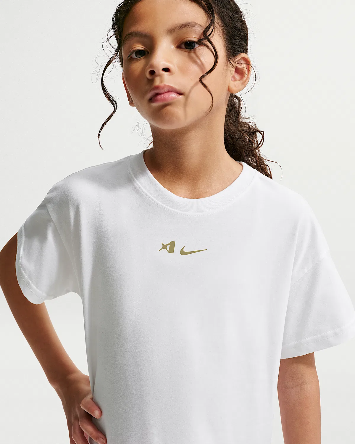 Детская футболка Dri-FIT Max90 A'One, White — фото 2