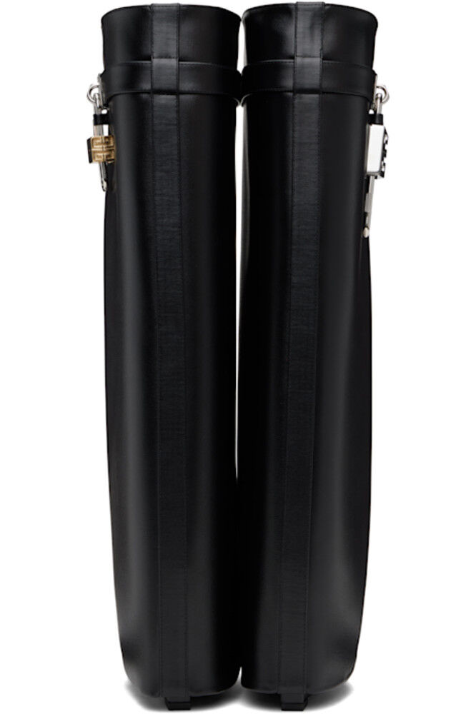 Высокие сапоги Black Shark Lock Givenchy — фото 2