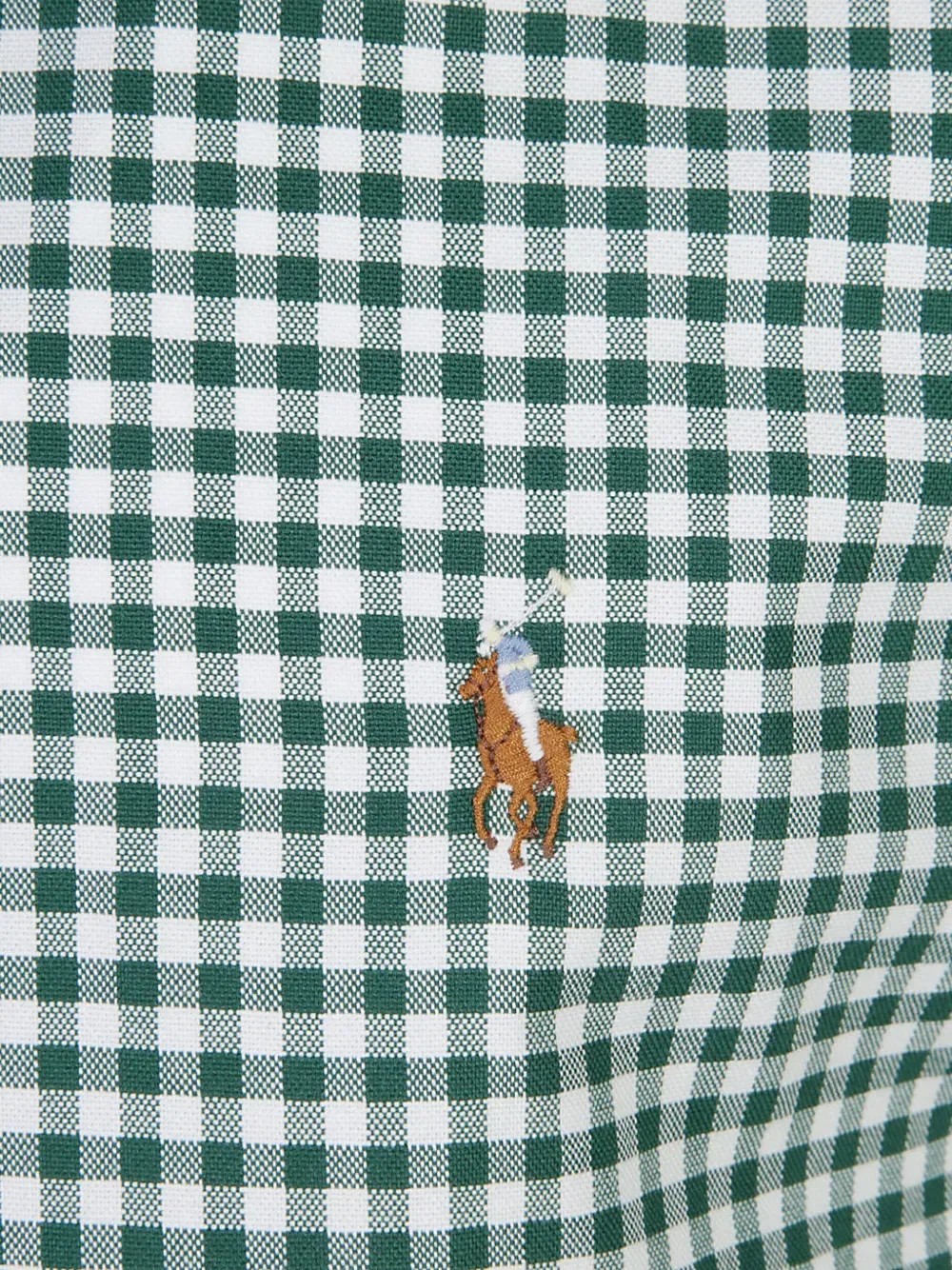 Рубашка в клетку на пуговицах Polo Ralph Lauren, зеленый — фото 3