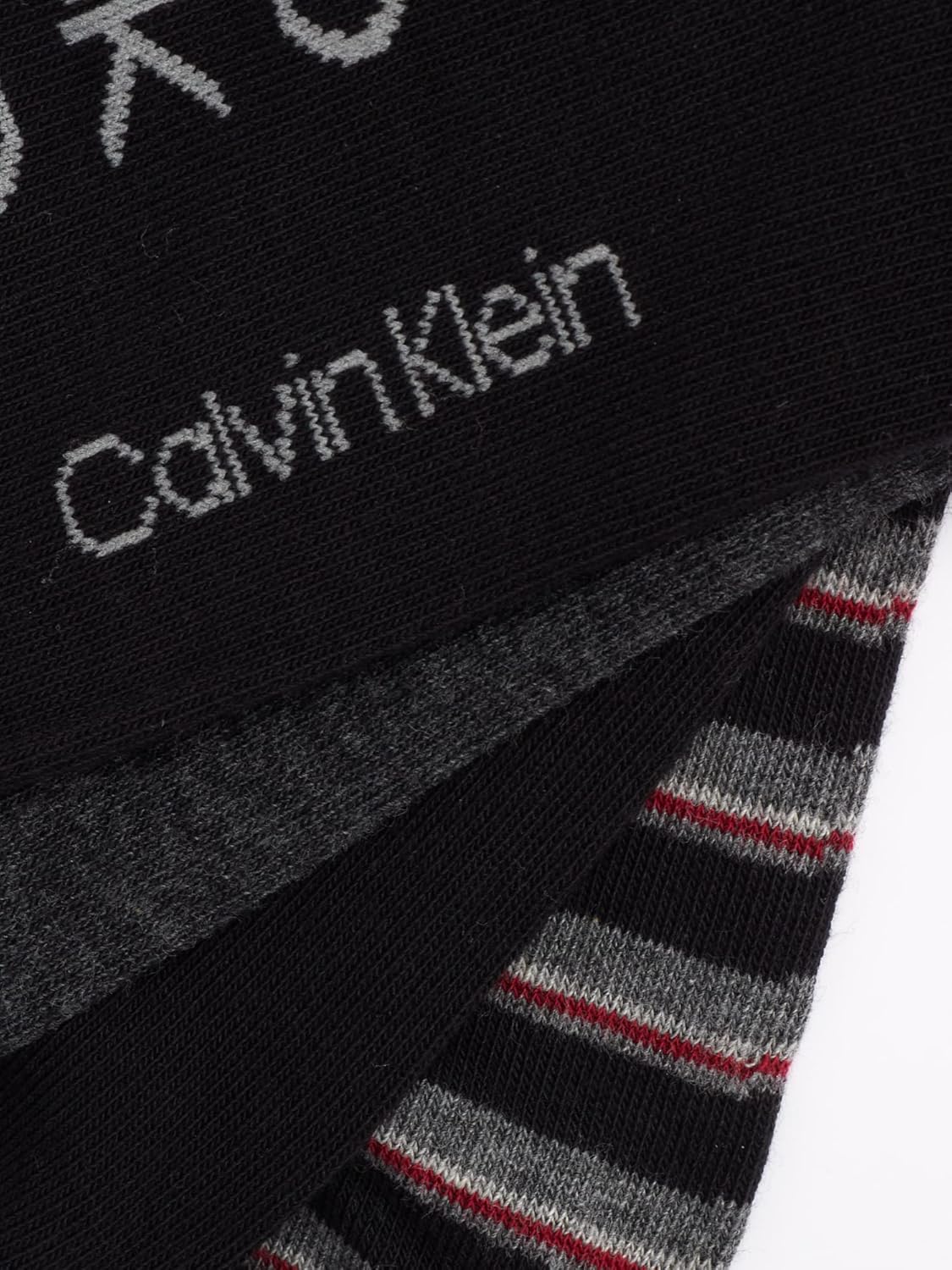 Мужские носки Calvin Klein под повседневную одежду - 8 пар мягких рабочих носков из хлопковой смеси для мужчин, для повседневного делового и официального ношения, Black Multi — фото 3