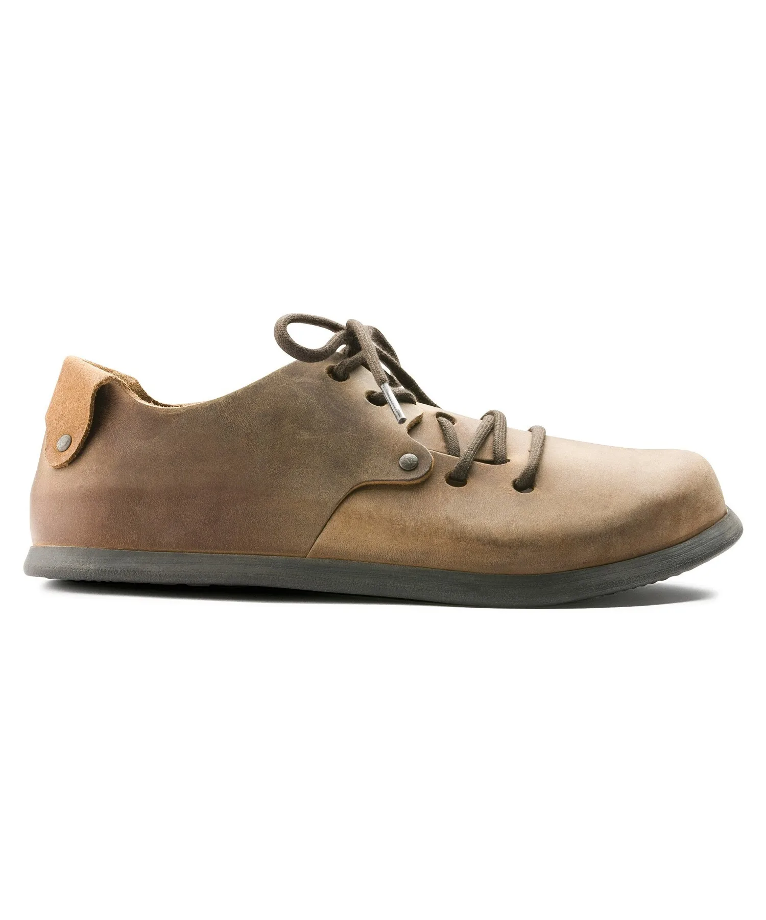 Унисекс ботинки из оливковой кожи Montana BIRKENSTOCK бежевые — фото 3