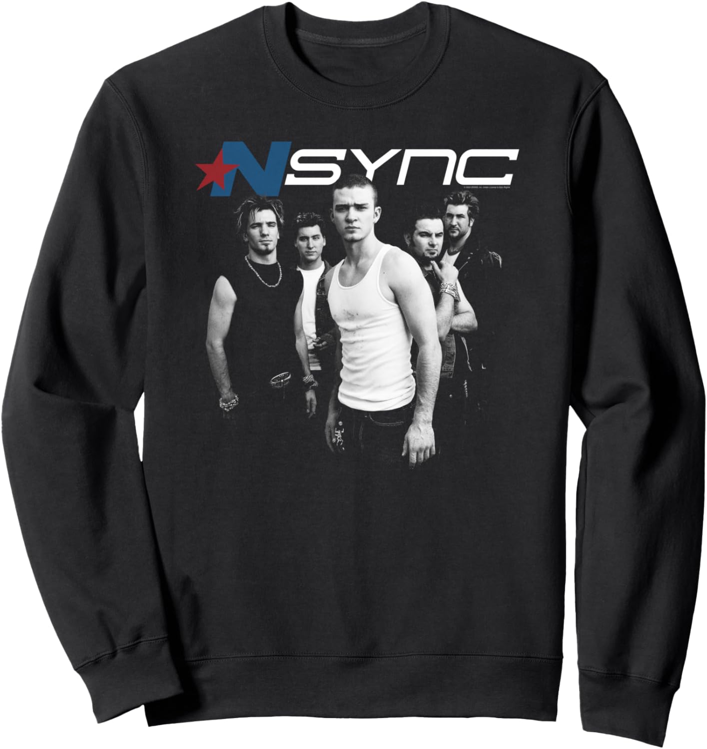 

Официальная толстовка NSYNC Never Stop, черный