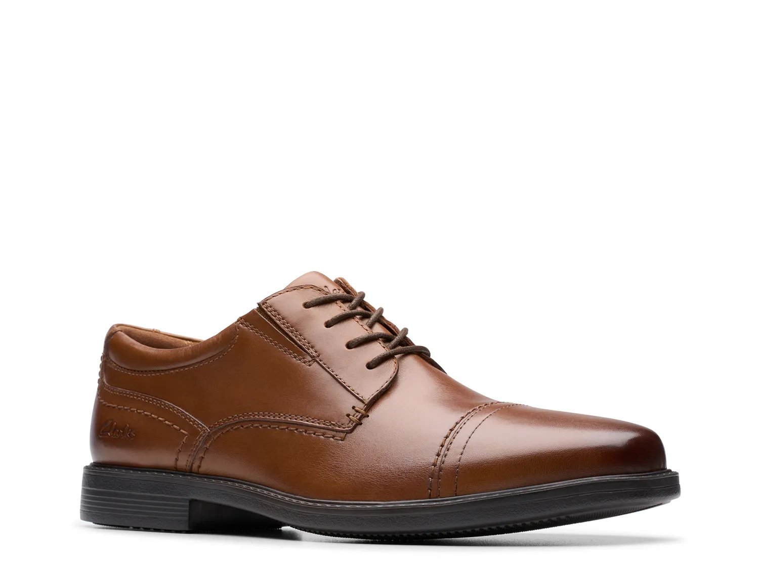 

Оксфорды Clarks Dresslite Cap Toe Oxford, Tan Leather