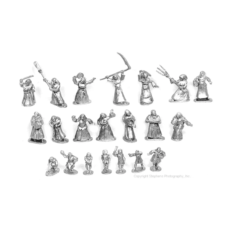 

Бунтующие женщины и дети, Dark Ages - Revolting Peasants (25mm)