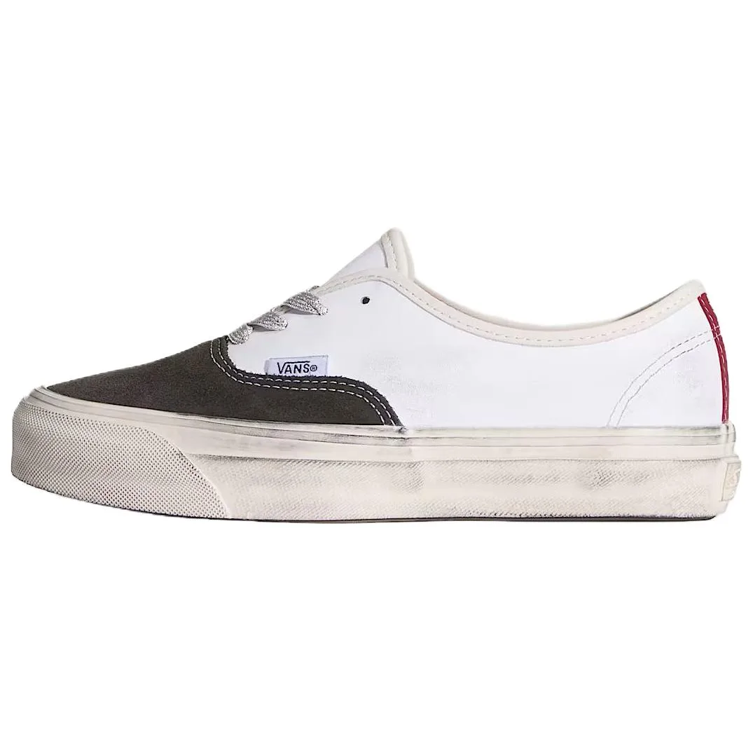 Vans Premium Authentic Low top Skateboard Shoes Unisex White Black