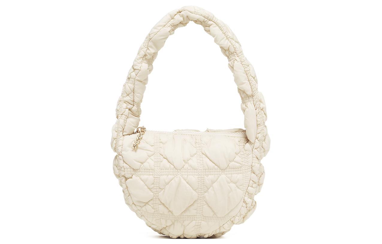 

CARLYN Нейлоновая облачная сумка Миниатюрная женская сумка Слоновая кость, Ivory