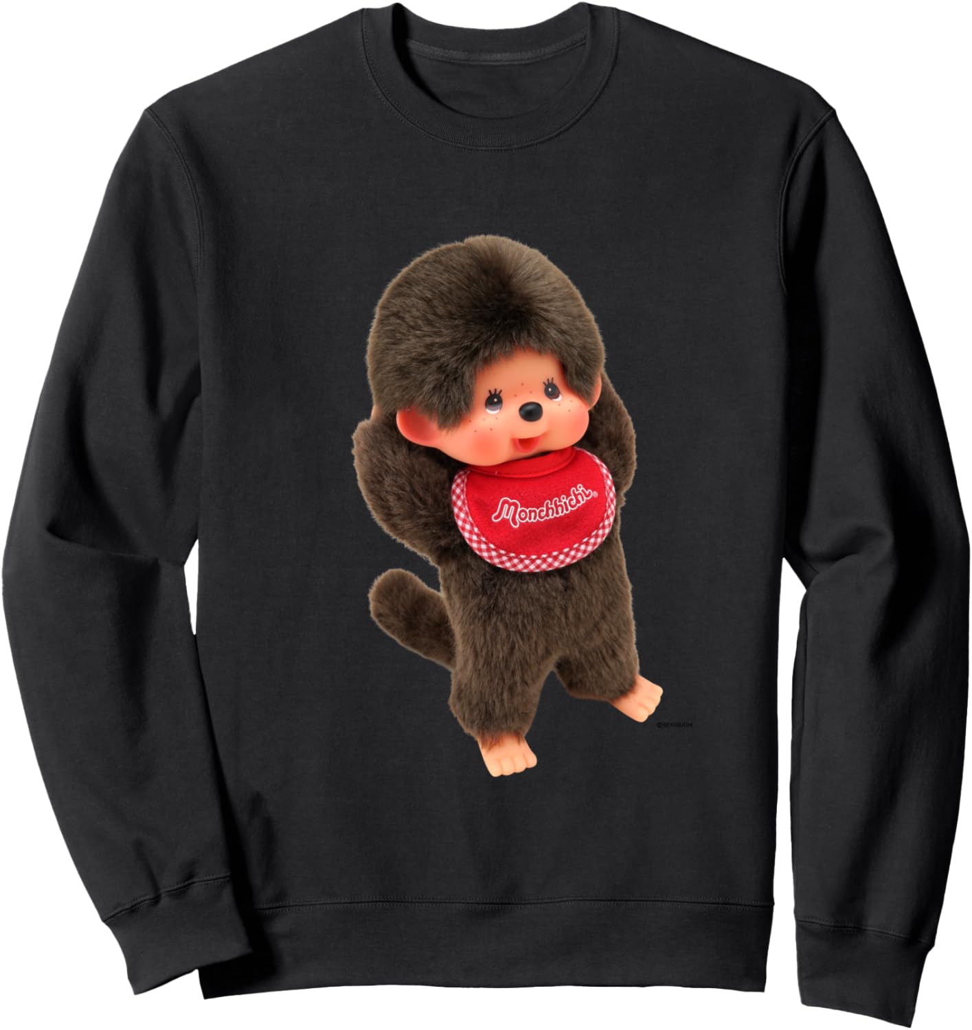

Толстовка с графическим принтом Monchitch Monchhichi, черный