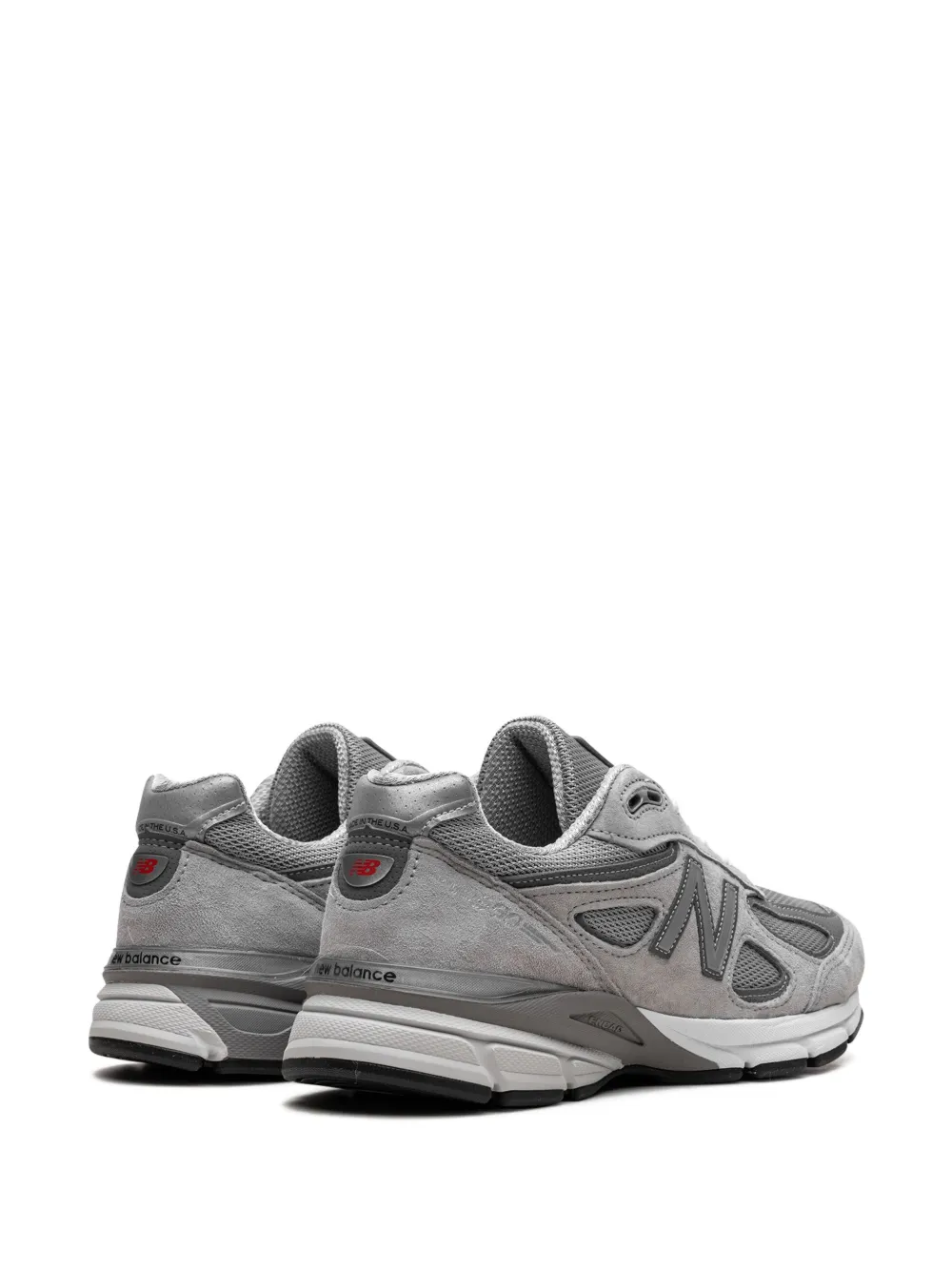 Кроссовки Made in USA 990v4 NEW BALANCE, серый — фото 4