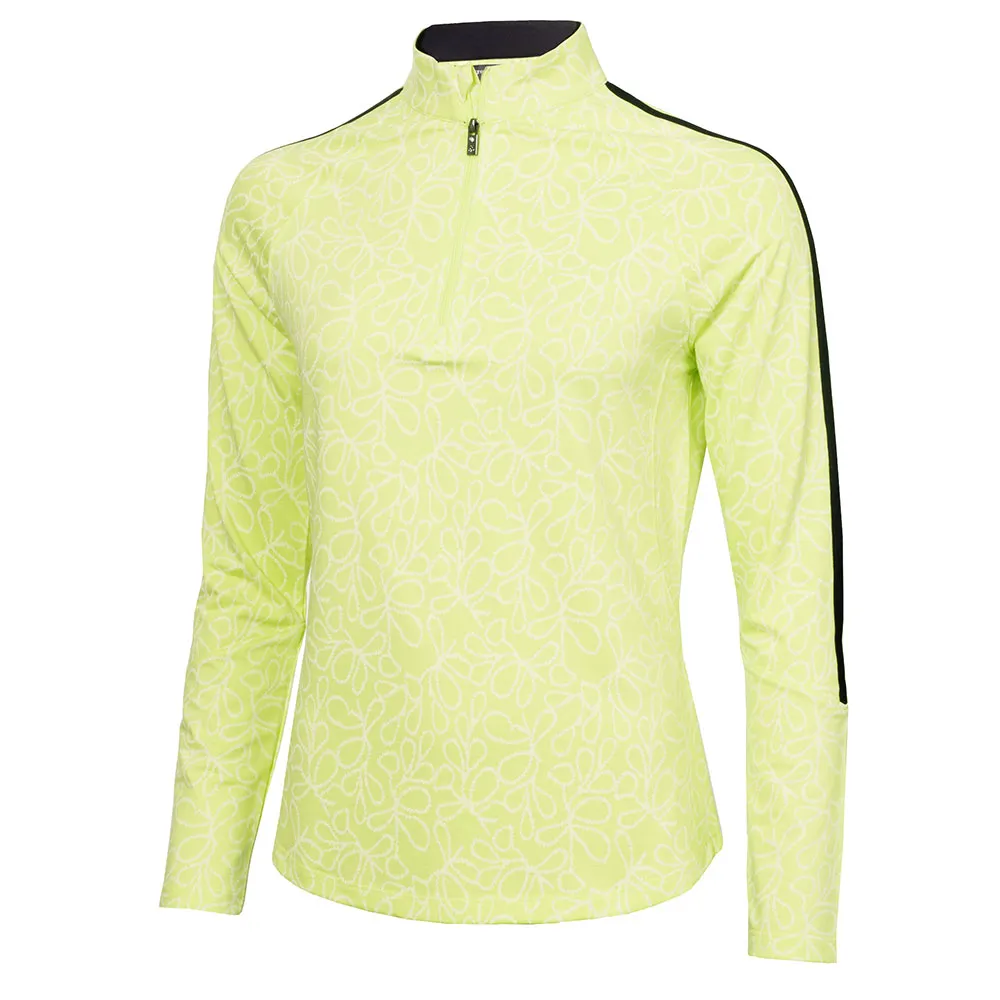 

Толстовка Green Lamb Mae half zip, желтый