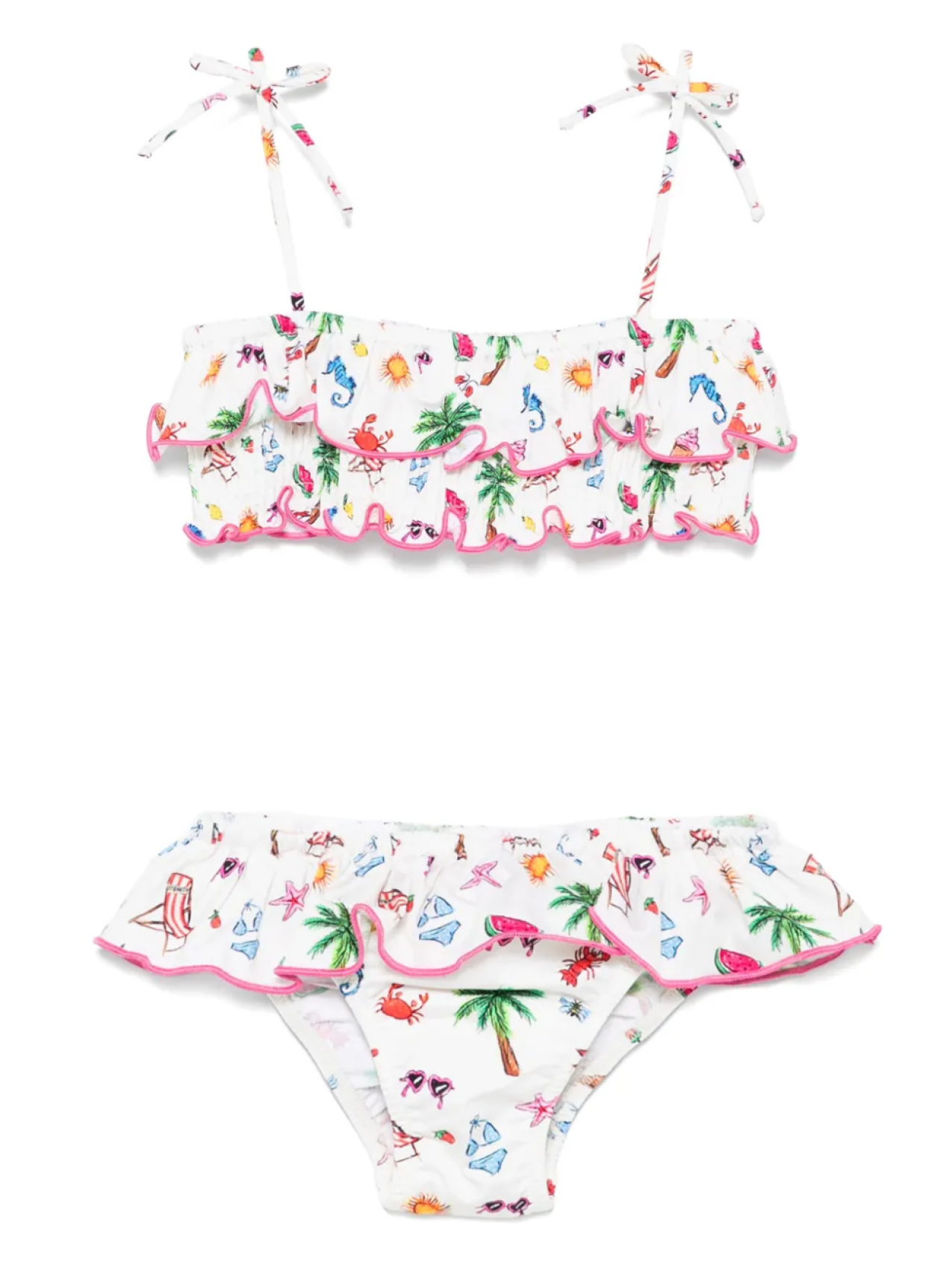 

Бикини Melie MC2 Saint Barth Kids, розовый