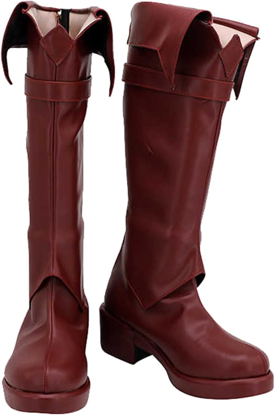 

Косплей-сапоги Федора Достоевского для Хэллоуина и карнавальной вечеринки, красные длинные сапоги для женщин и мужчин Junqiako