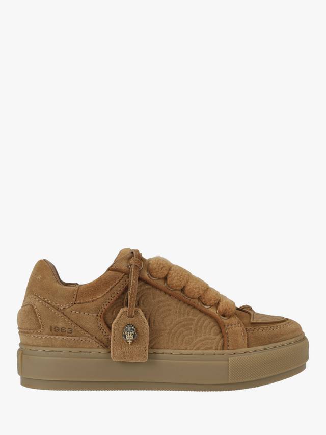 Кроссовки Southbank Tag из замши Kurt Geiger London, Camel