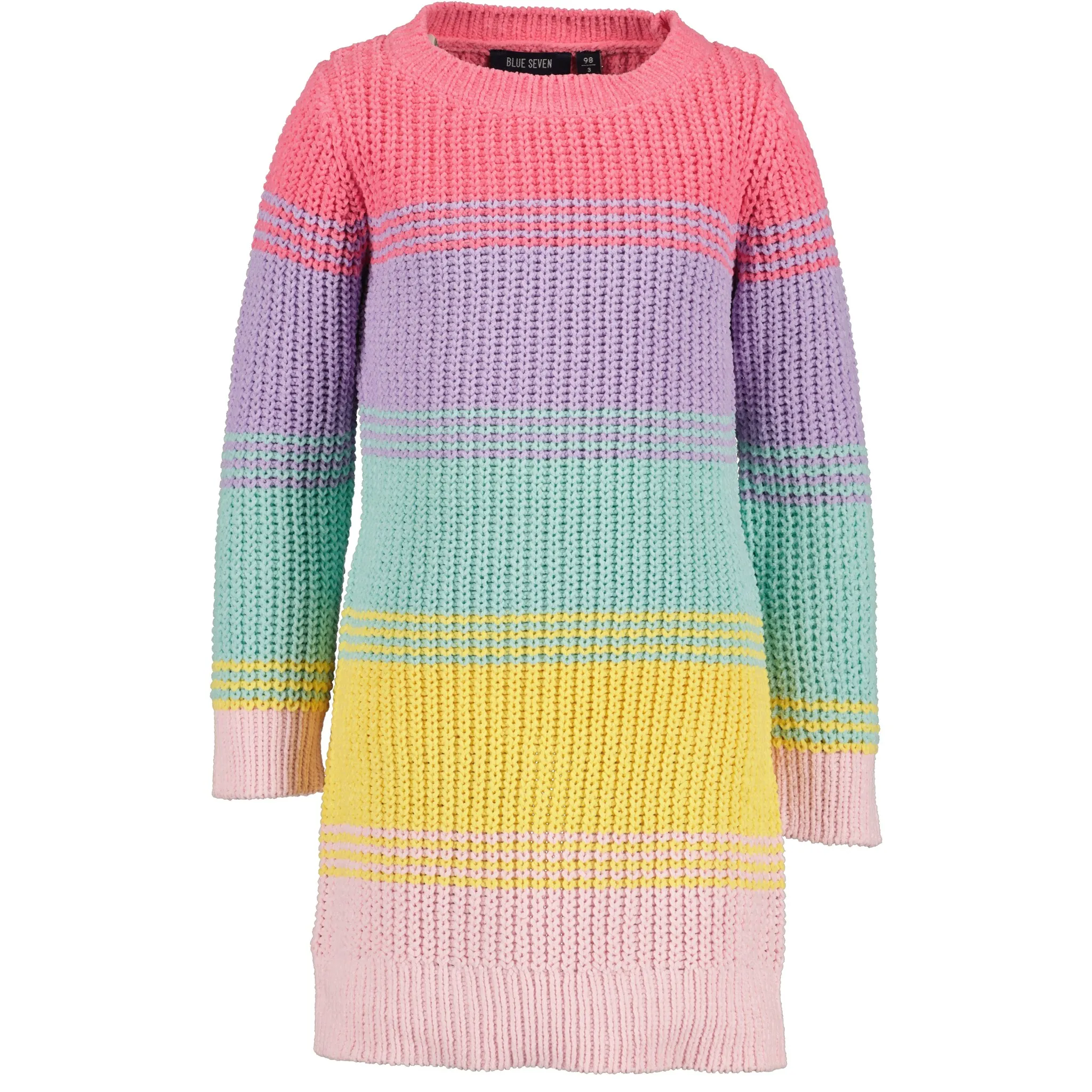 

Синее трикотажное платье Seven Blue Seven, цвет SEA ORIG