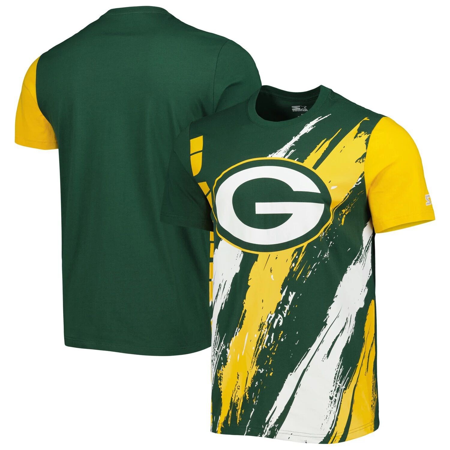 

Мужская зеленая футболка Green Bay Packers Extreme Defender Starter, Зеленый, Мужская зеленая футболка Green Bay Packers Extreme Defender Starter