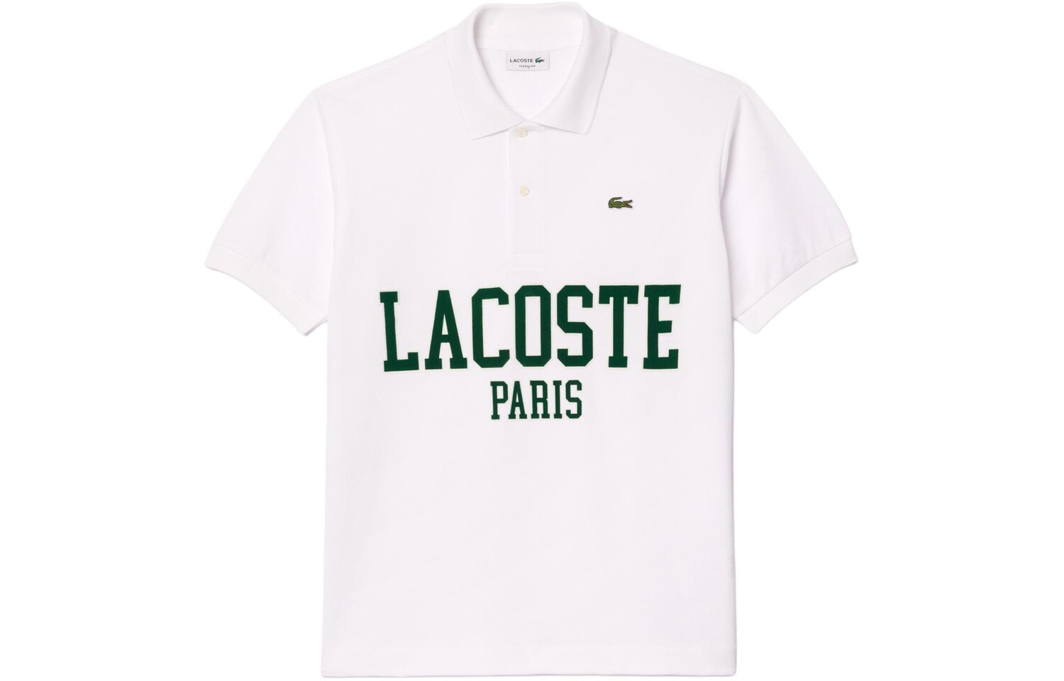 

Рубашка поло мужская белая Lacoste, белый