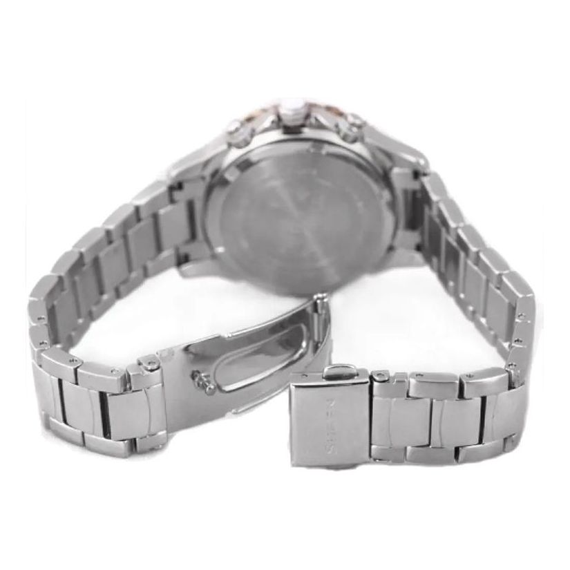 

Часы CASIO Waterproof Stainless Steel Strap Black Analog, черный