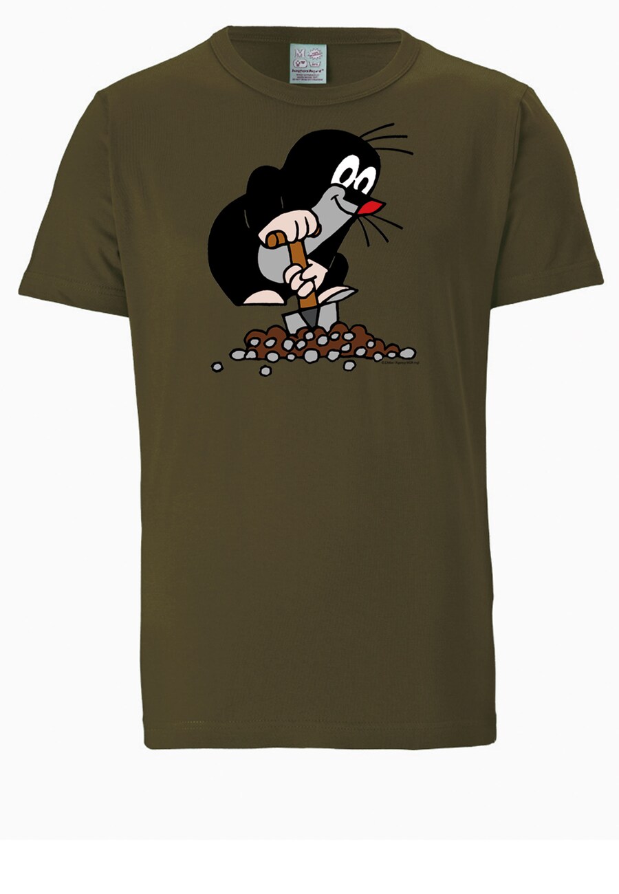 

Классическая футболка LOGOSHIRT Shirt Der kleine Maulwurf, хаки
