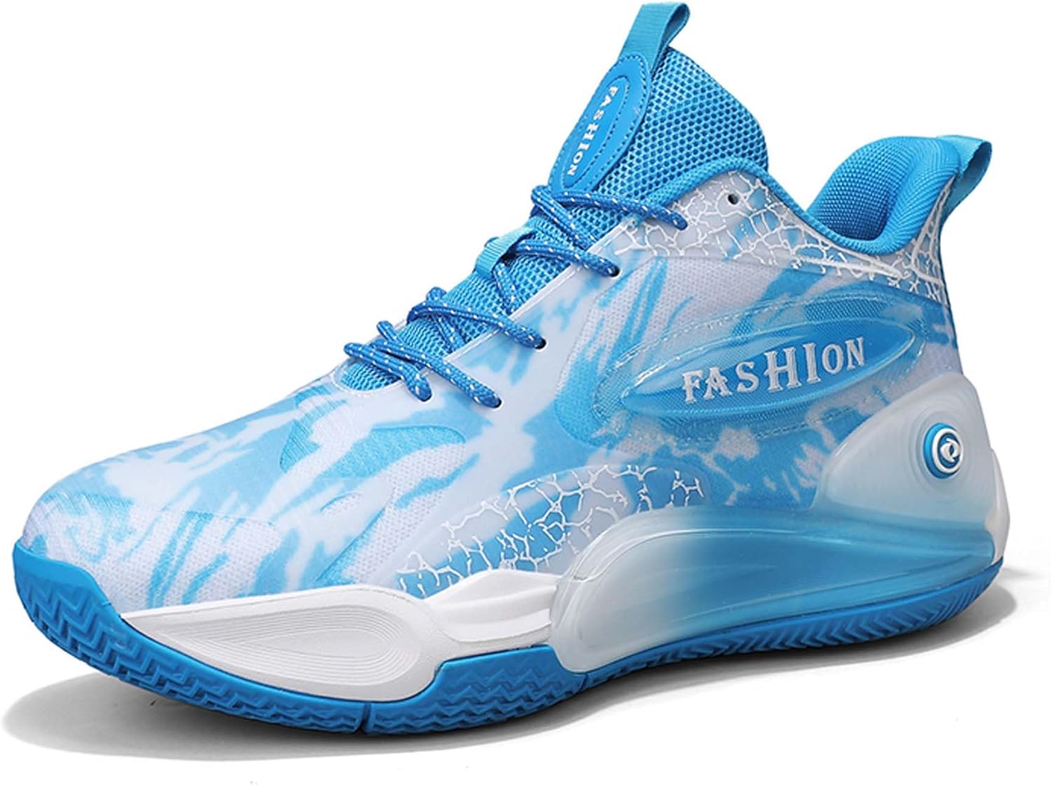 

Мужские и женские дышащие кроссовки для бега без алипа, высокоэластичные баскетбольные кеды на шнуровке, обувь средней высоты для походов с резиновыми подошвами, прочные прогулочные туфли, соревновательные бадминтонные кроссовки Ksyvucrd, синий