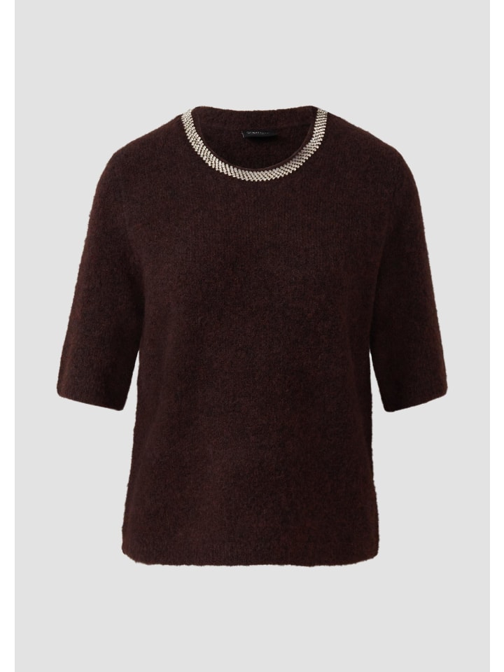 

Вязаный свитер цвета 8944_темно-коричневый s.Oliver