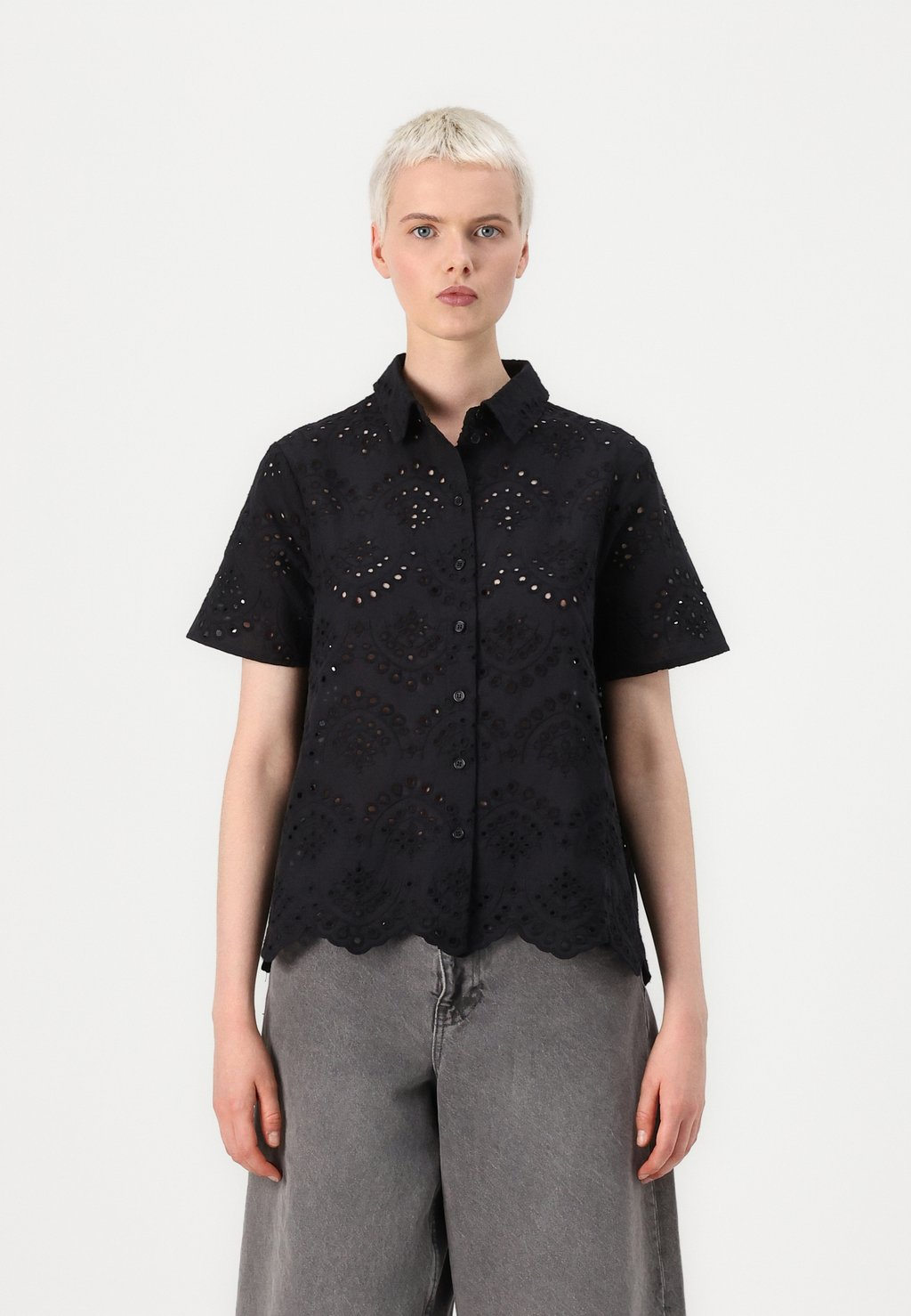 

Блузка на пуговицах PCVILDE SHIRT Pieces, черный