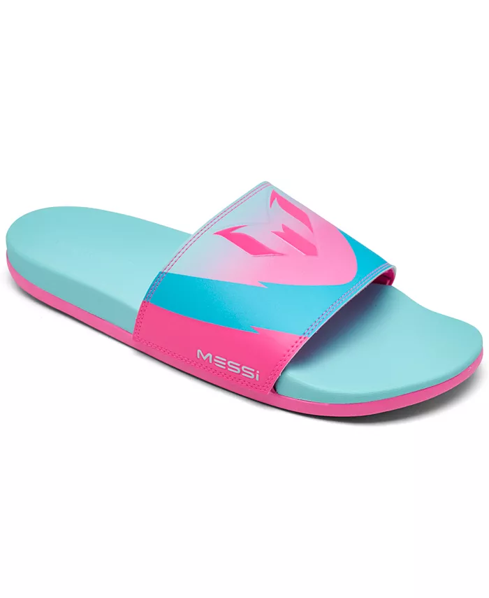 

Мужские сланцы Adilette Comfort Messi от Finish Line adidas, мультиколор